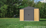 Ironwood Steel Hybrid Shed Kit, Anthracite, 8-ft x 8-ft G8H0 - product image 8