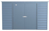 Select Galvanized Steel Storage Shed, Blue Grey, 10-ft x 4-ft O3M8 - product image 3