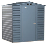 Select Galvanized Steel Storage Shed, Blue Grey, 6-ft x 5-ft S1B3 - product image 1