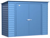 Select Galvanized Steel Storage Shed, Blue Grey, 8-ft x 4-ft O0D1 - product image 1