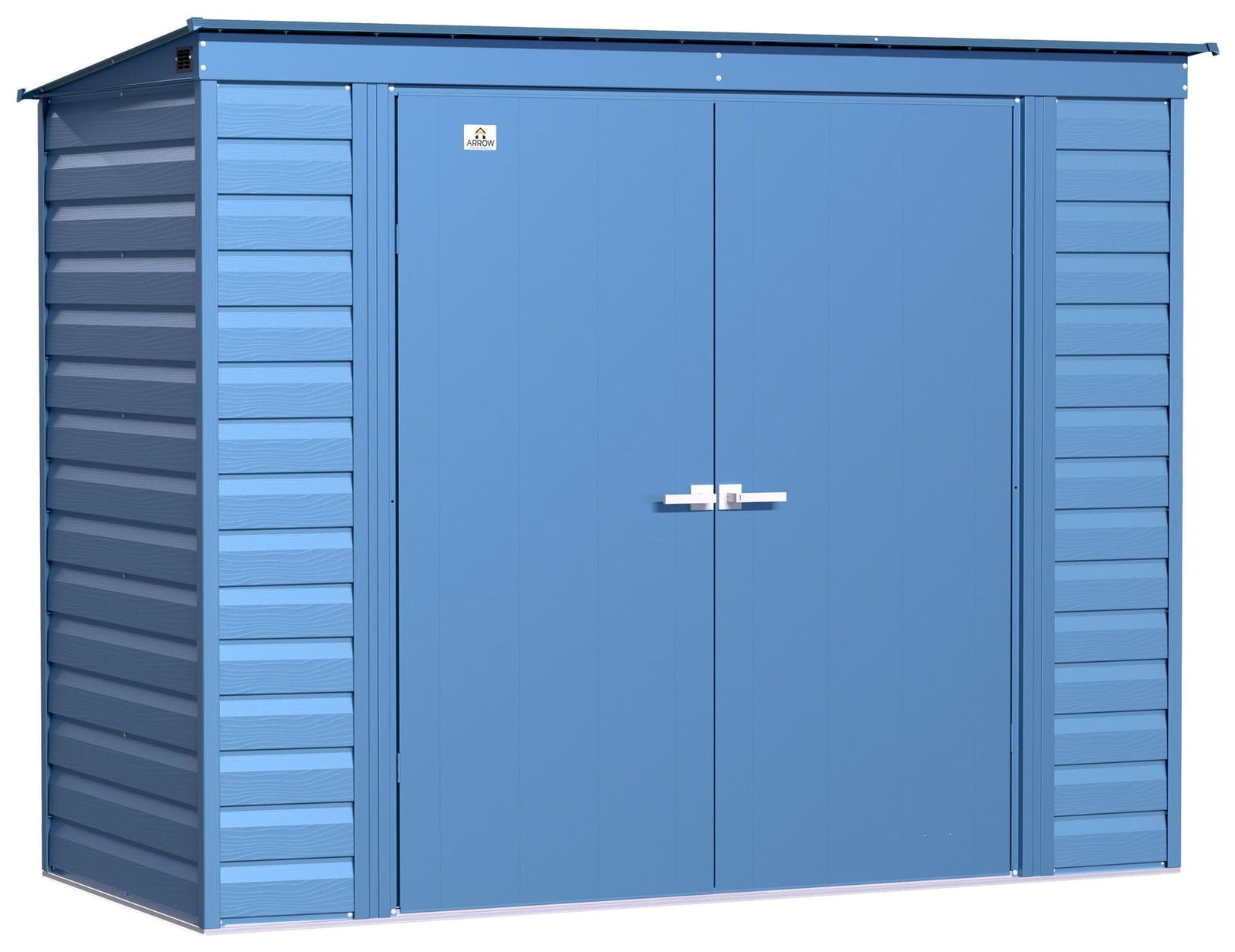 Select Galvanized Steel Storage Shed, Blue Grey, 8-ft x 4-ft O0D1 - product image 1