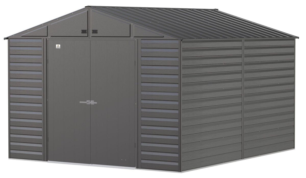 Select Galvanized Steel Storage Shed, Charcoal, 10-ft x 12-ft E3C2 - product image 3
