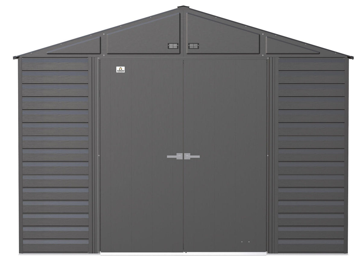 Select Galvanized Steel Storage Shed, Charcoal, 10-ft x 12-ft E3C2 - product image 4