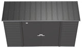 Select Galvanized Steel Storage Shed, Charcoal, 10-ft x 4-ft B6Z5 - product image 5