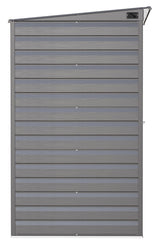 Select Galvanized Steel Storage Shed, Charcoal, 10-ft x 4-ft B6Z5 - product image 6