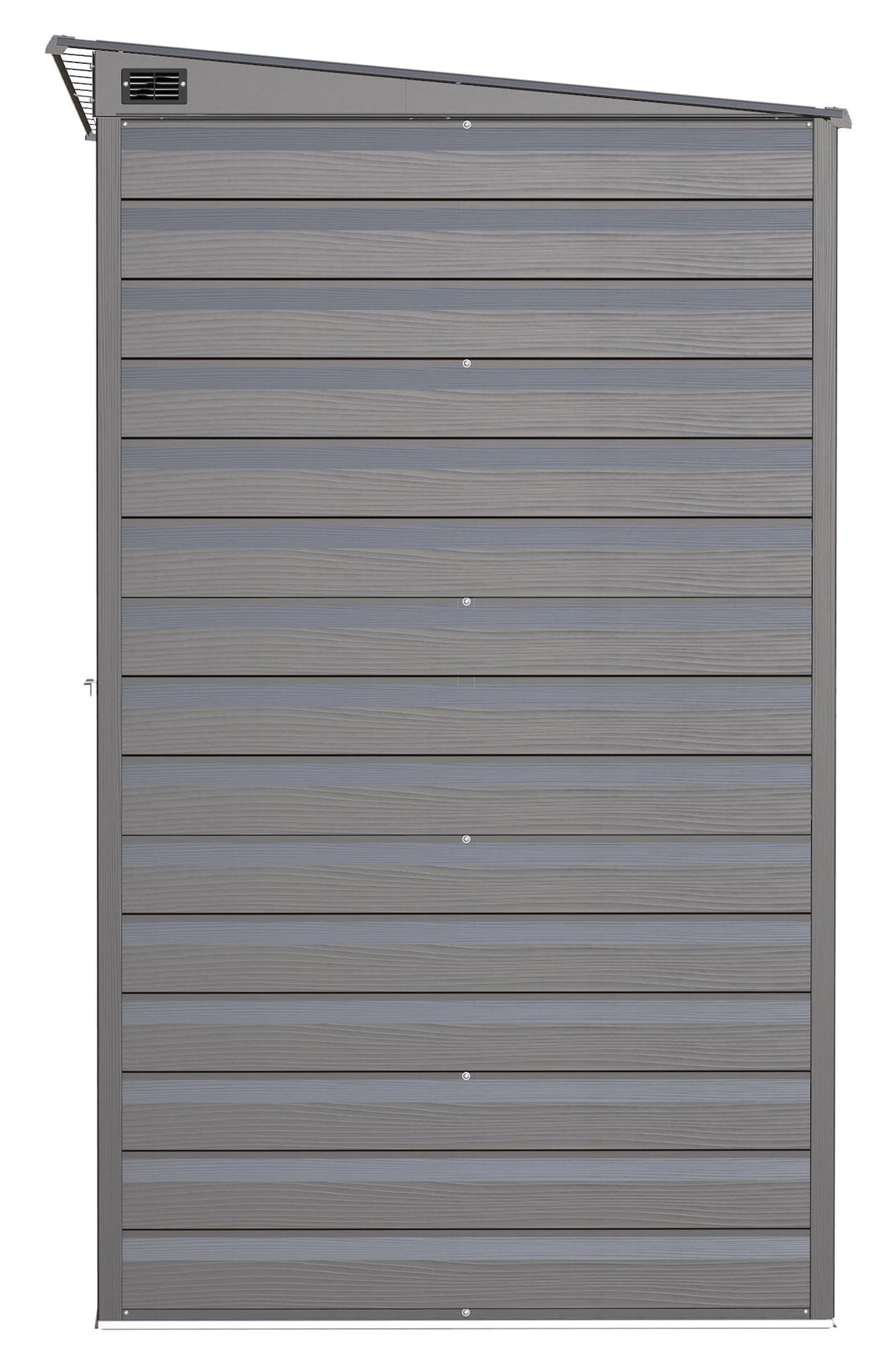 Select Galvanized Steel Storage Shed, Charcoal, 10-ft x 4-ft B6Z5 - product image 7