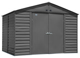 Select Galvanized Steel Storage Shed, Charcoal, 10-ft x 8-ft V0O9 - product image 1