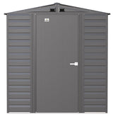 Select Galvanized Steel Storage Shed, Charcoal, 6-ft x 5-ft R6R8 - product image 3
