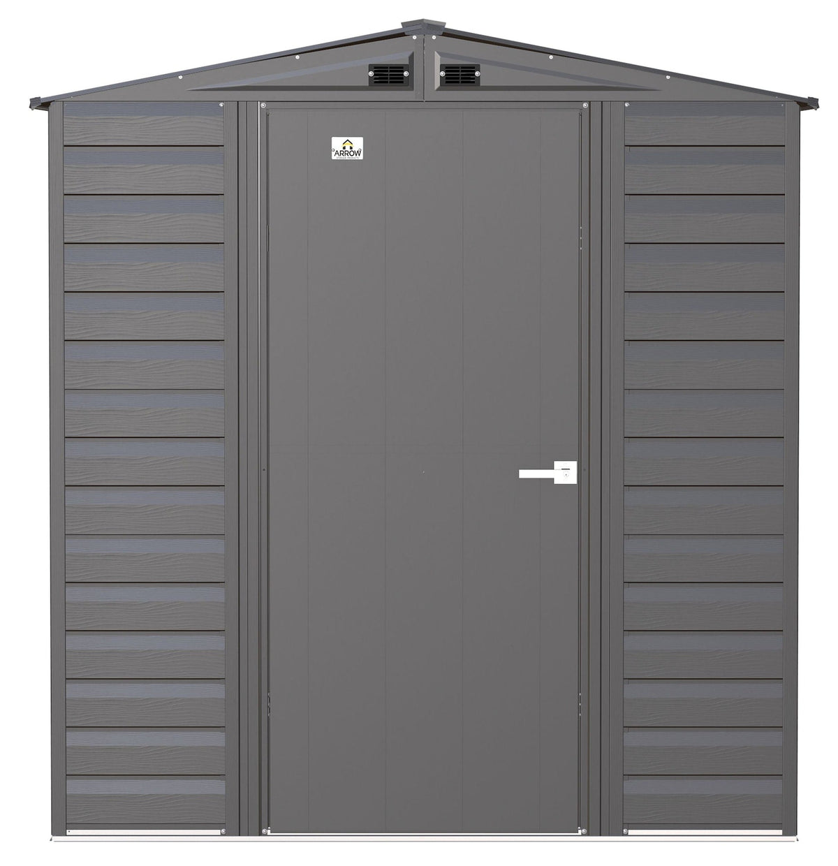 Select Galvanized Steel Storage Shed, Charcoal, 6-ft x 5-ft R6R8 - product image 3