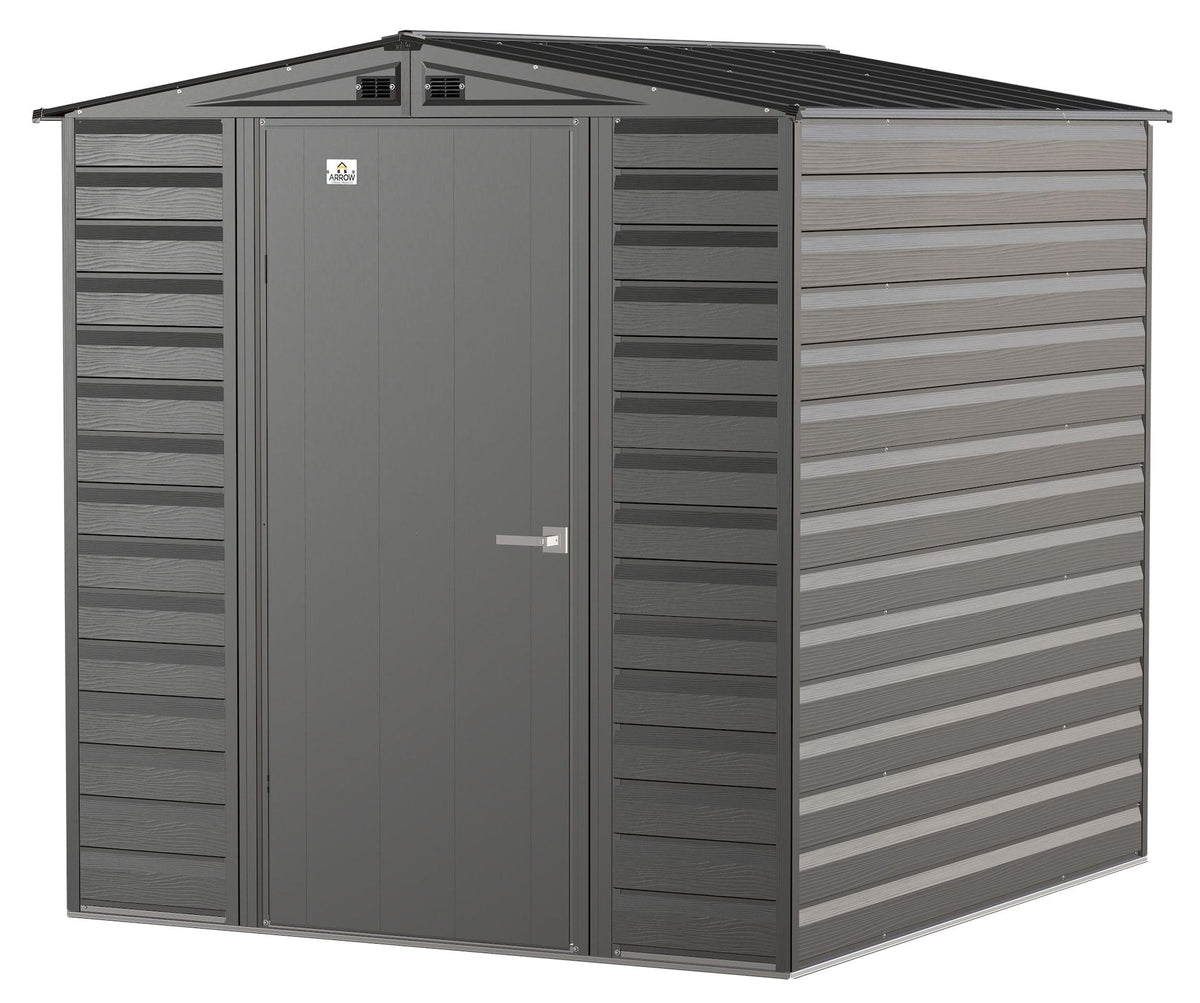 Select Galvanized Steel Storage Shed, Charcoal, 6-ft x 7-ft E6U0 - product image 2