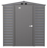 Select Galvanized Steel Storage Shed, Charcoal, 6-ft x 7-ft E6U0 - product image 3