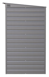 Select Galvanized Steel Storage Shed, Charcoal, 8-ft x 4-ft E3B7 - product image 5