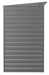 Select Galvanized Steel Storage Shed, Charcoal, 8-ft x 4-ft Y8K4 - product image 7