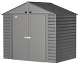 Select Galvanized Steel Storage Shed, Charcoal, 8-ft x 6-ft C6Q8 - product image 2