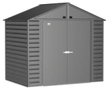 Select Galvanized Steel Storage Shed, Charcoal, 8-ft x 6-ft X0F3 - product image 3