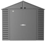 Select Galvanized Steel Storage Shed, Charcoal, 8-ft x 6-ft C6Q8 - product image 4
