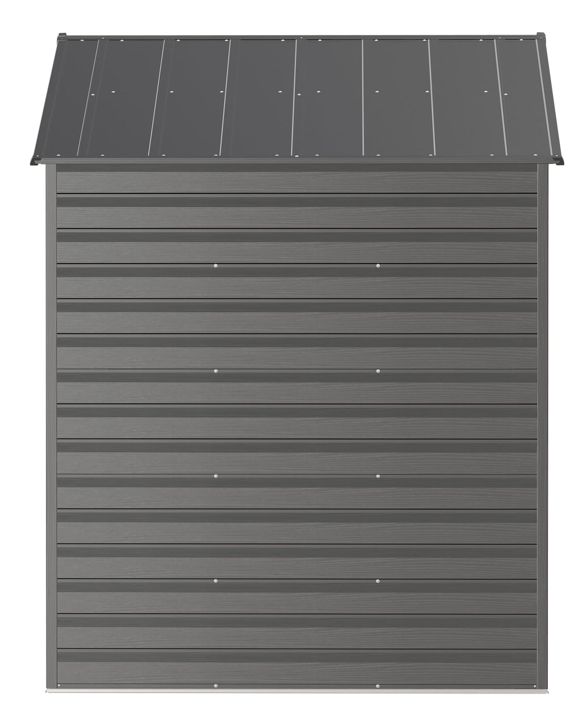 Select Galvanized Steel Storage Shed, Charcoal, 8-ft x 6-ft X0F3 - product image 6