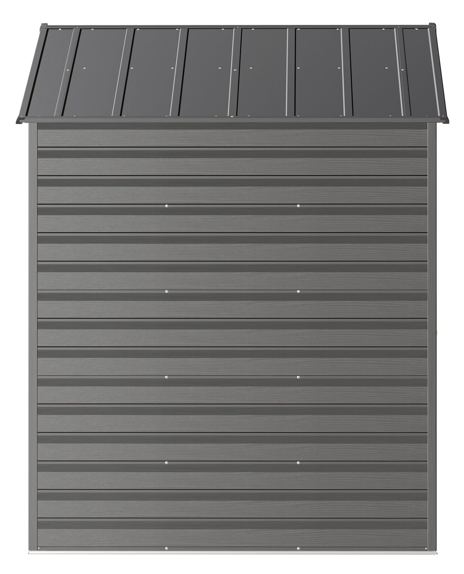 Select Galvanized Steel Storage Shed, Charcoal, 8-ft x 6-ft X0F3 - product image 7