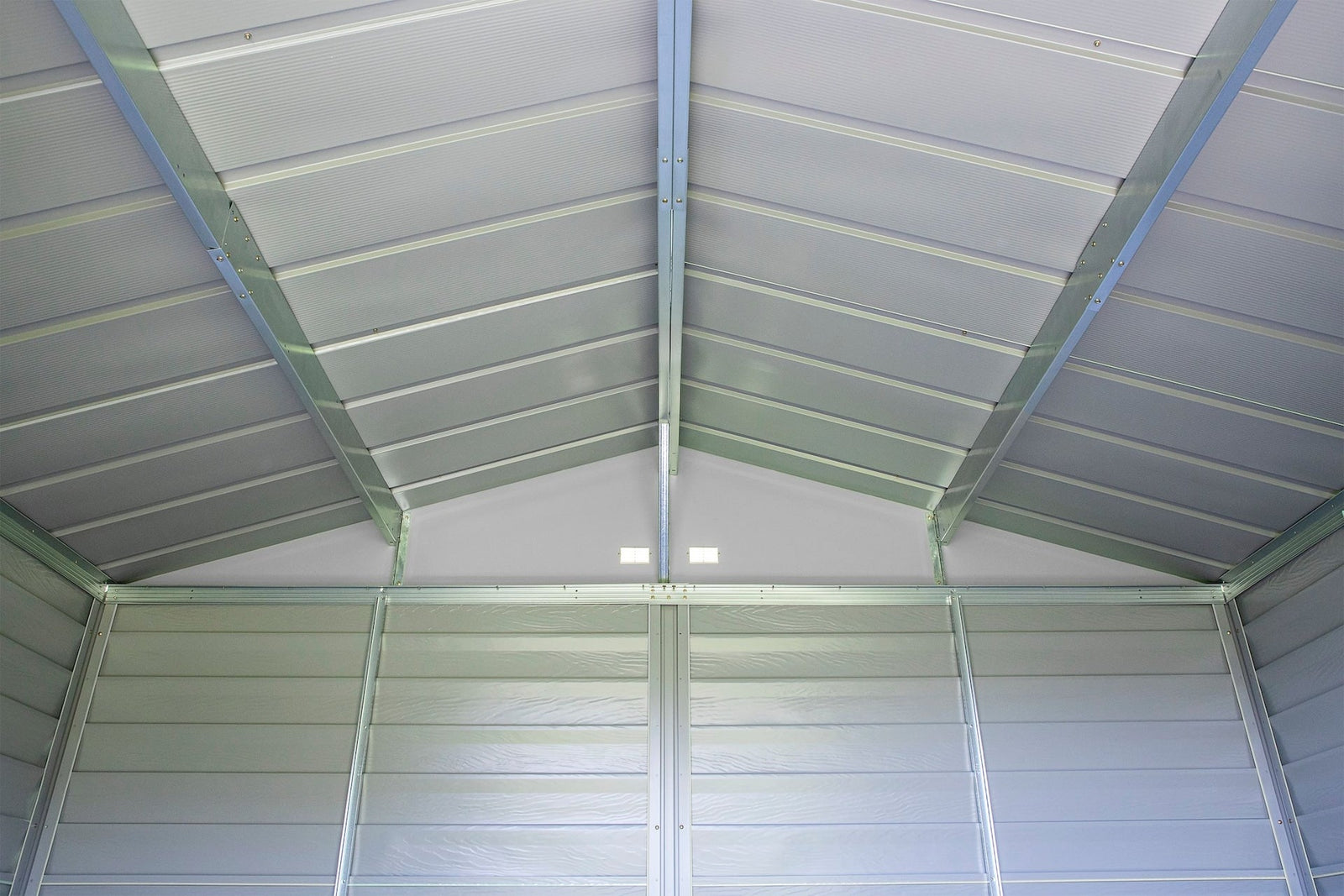 Select Galvanized Steel Storage Shed, Flute Grey, 10-ft x 12-ft C6Y0 - product image 7