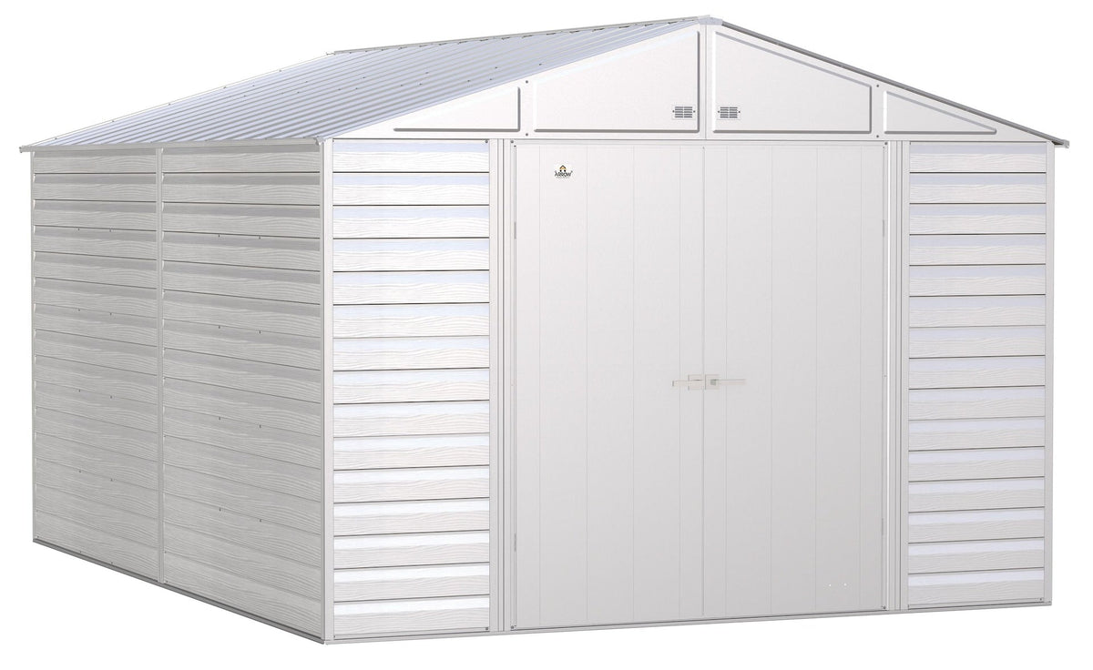 Select Galvanized Steel Storage Shed, Flute Grey, 10-ft x 14-ft O5X4 - product image 2