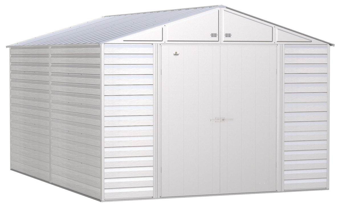 Select Galvanized Steel Storage Shed, Flute Grey, 10-ft x 14-ft O5X4 - product image 3