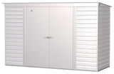 Select Galvanized Steel Storage Shed, Flute Grey, 10-ft x 4-ft G0C3 - product image 1