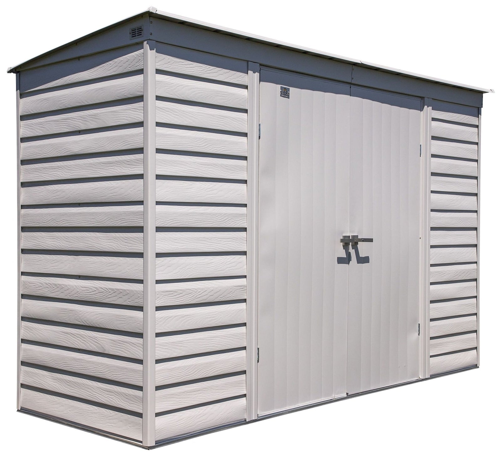 Select Galvanized Steel Storage Shed, Flute Grey, 10-ft x 4-ft U8W8 - product image 2