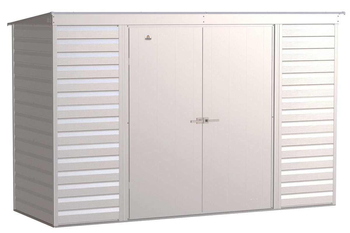 Select Galvanized Steel Storage Shed, Flute Grey, 10-ft x 4-ft G0C3 - product image 3