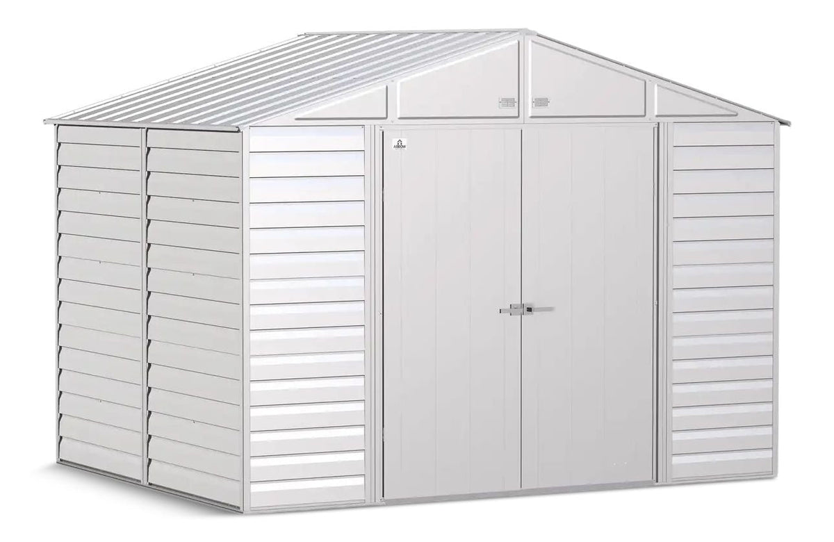 Select Galvanized Steel Storage Shed, Flute Grey, 10-ft x 8-ft A0S3 - product image 1