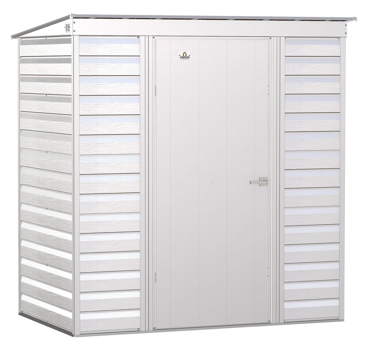 Select Galvanized Steel Storage Shed, Flute Grey, 6-ft x 4-ft E1O6 - product image 3