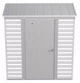 Select Galvanized Steel Storage Shed, Flute Grey, 6-ft x 4-ft E1O6 - product image 5