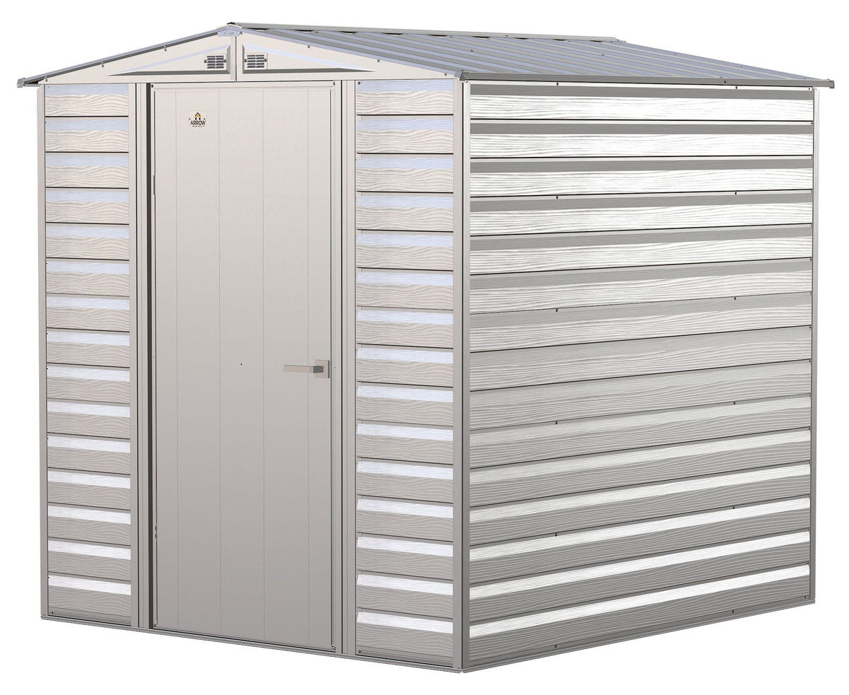 Select Galvanized Steel Storage Shed, Flute Grey, 6-ft x 7-ft C6A8 - product image 1