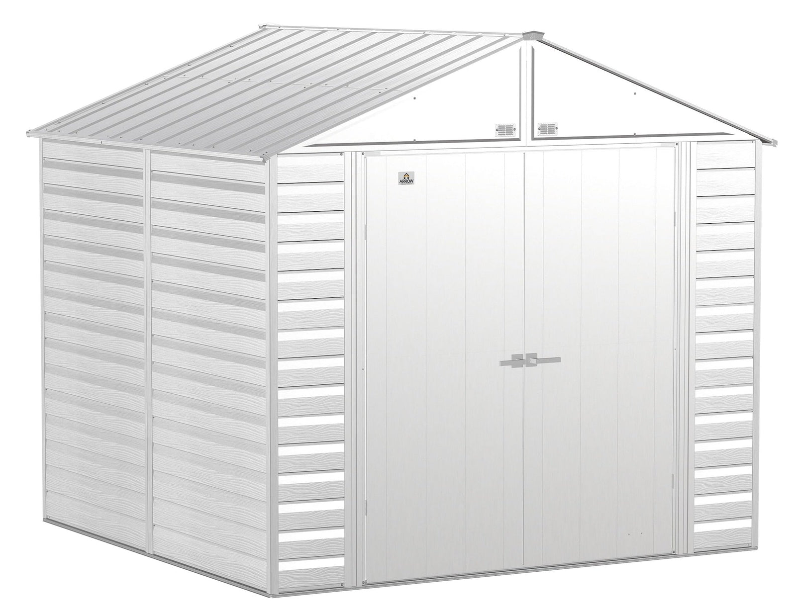 Select Galvanized Steel Storage Shed, Flute Grey, 8-ft x 8-ft U6X7 - product image 2