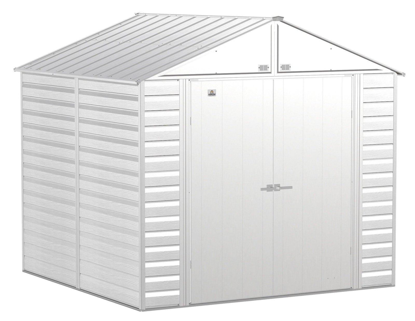 Select Galvanized Steel Storage Shed, Flute Grey, 8-ft x 8-ft U6X7 - product image 3