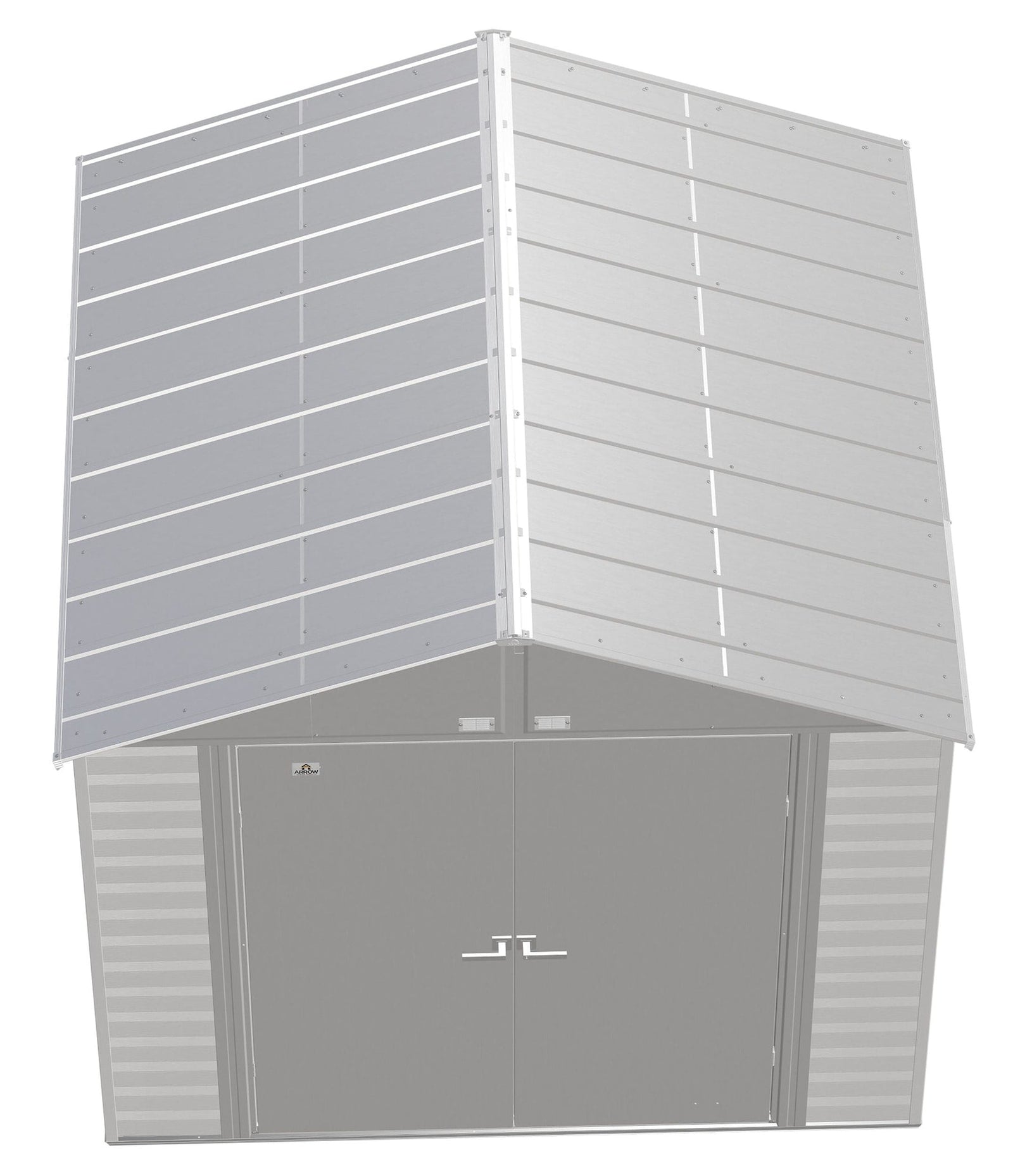 Select Galvanized Steel Storage Shed, Flute Grey, 8-ft x 8-ft U6X7 - product image 5