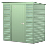 Select Galvanized Steel Storage Shed, Sage Green, 6-ft x 4-ft K1A7 - product image 1