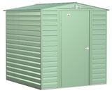 Select Galvanized Steel Storage Shed, Sage Green, 6-ft x 7-ft R6D1 - product image 1