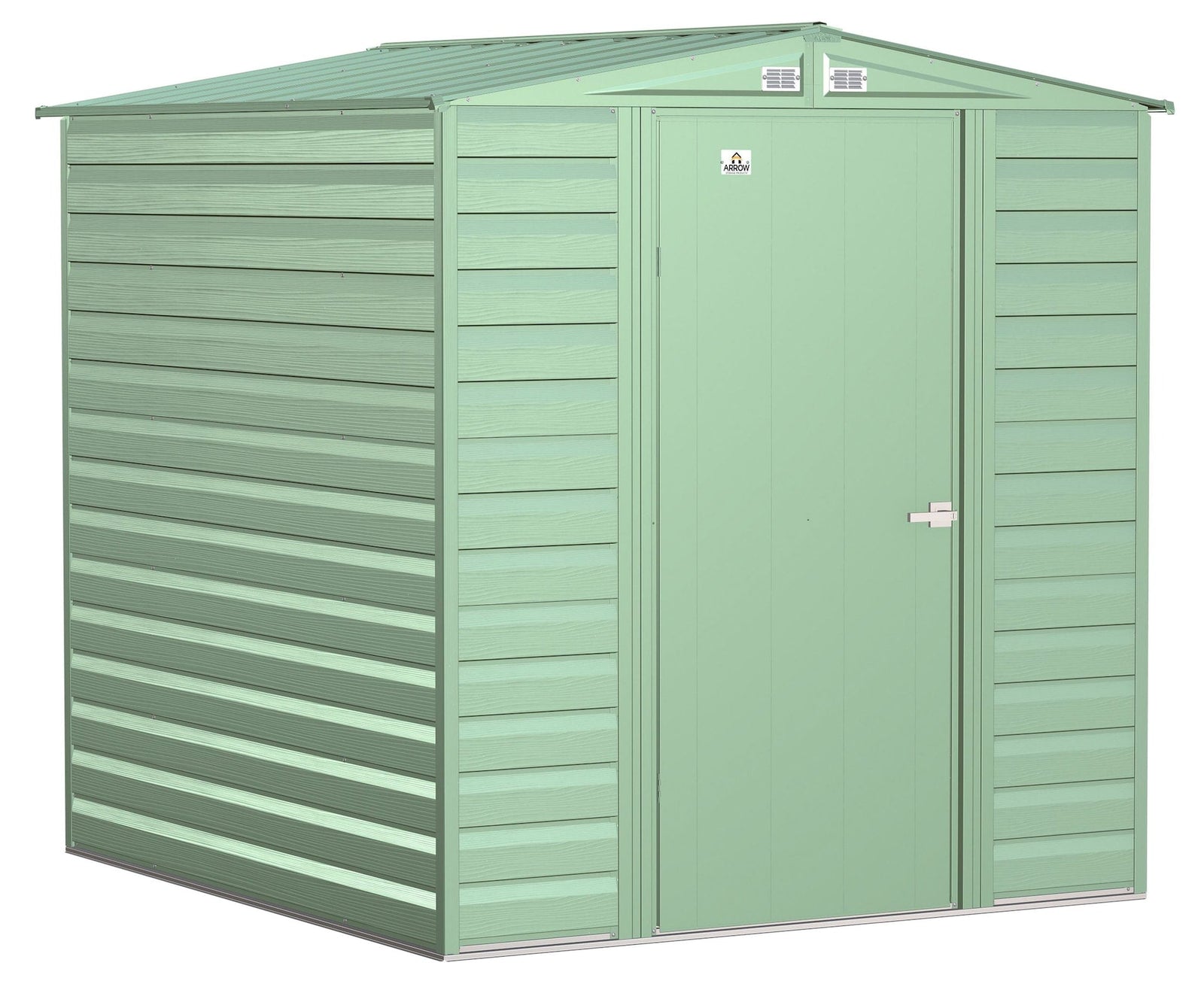 Select Galvanized Steel Storage Shed, Sage Green, 6-ft x 7-ft R6D1 - product image 4