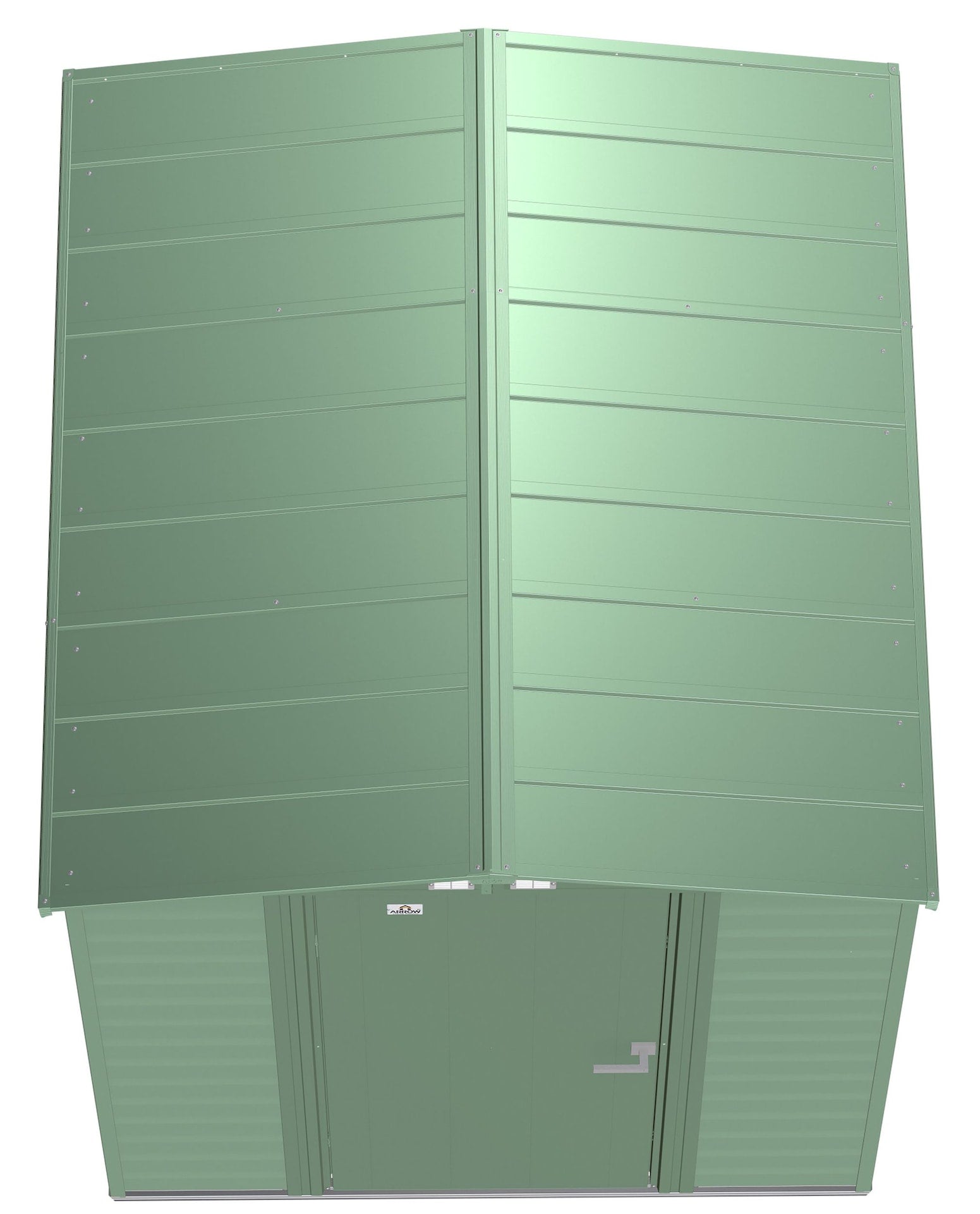Select Galvanized Steel Storage Shed, Sage Green, 6-ft x 7-ft R6D1 - product image 5