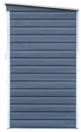 Shed-in-a-Box Steel Storage Shed, Charcoal/Cream, 6-ft x 4-ft Q5S5 - product image 4