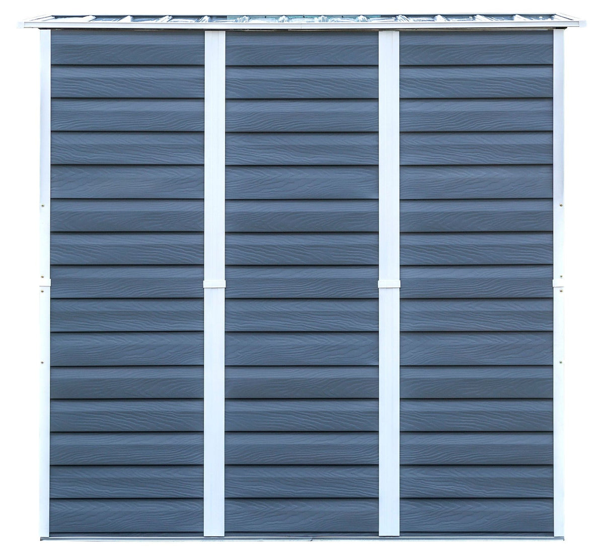 Shed-in-a-Box Steel Storage Shed, Charcoal/Cream, 6-ft x 4-ft Q5S5 - product image 6
