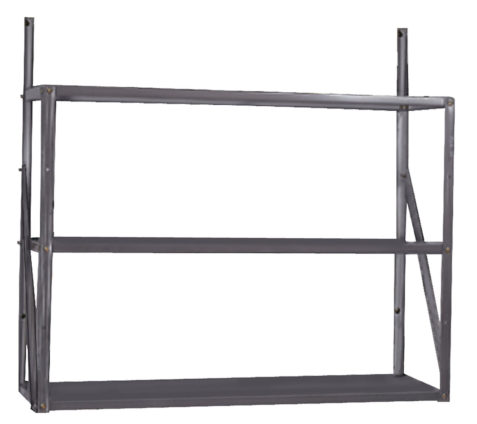 Telescoping 3-Tier Galvanized Steel Shelf Kit Z8E0 - product image 1