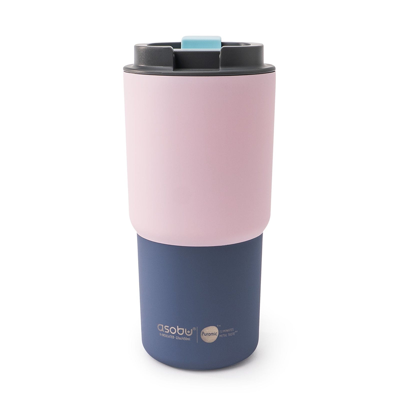 Pick-me-up Ceramic Travel Mug, 22-oz, Pastel Pink S1H0 - product image 1