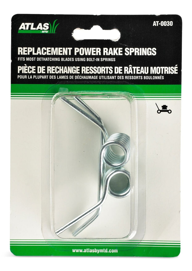 Dethatching Steel Spring, Snap-In, 2-pk; for Lawn Mower Dethatching Blades U7B2