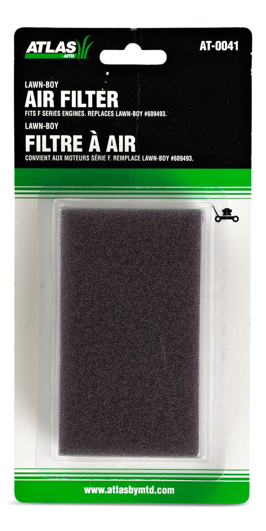 Lawn Mower Foam Air Filter Element, Replaces Lawn-Boy for CT#: 060-9493 G2D2 - product image 1
