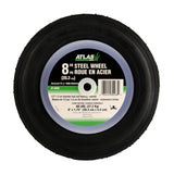 Steel Lawn Mower Replacement Wheel with Ball Bearings, 8-in x 1.5-in Q8G8 - product image 1
