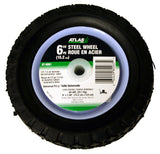 Steel Lawn Mower Wheel with Ball Bearings, 6-in x 1.5-in X2Y0 - product image 1