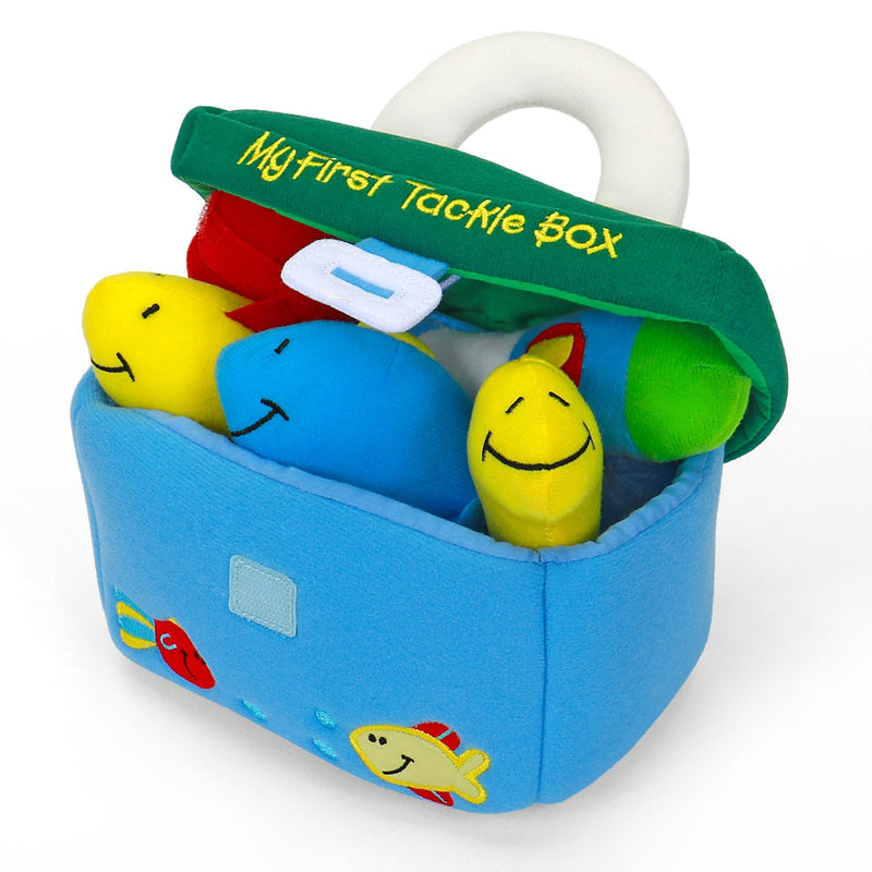 Baby GUND Play Soft Collection, My First Tackle Box 5-Piece Plush Playset with Rattle, 8-in W4N7