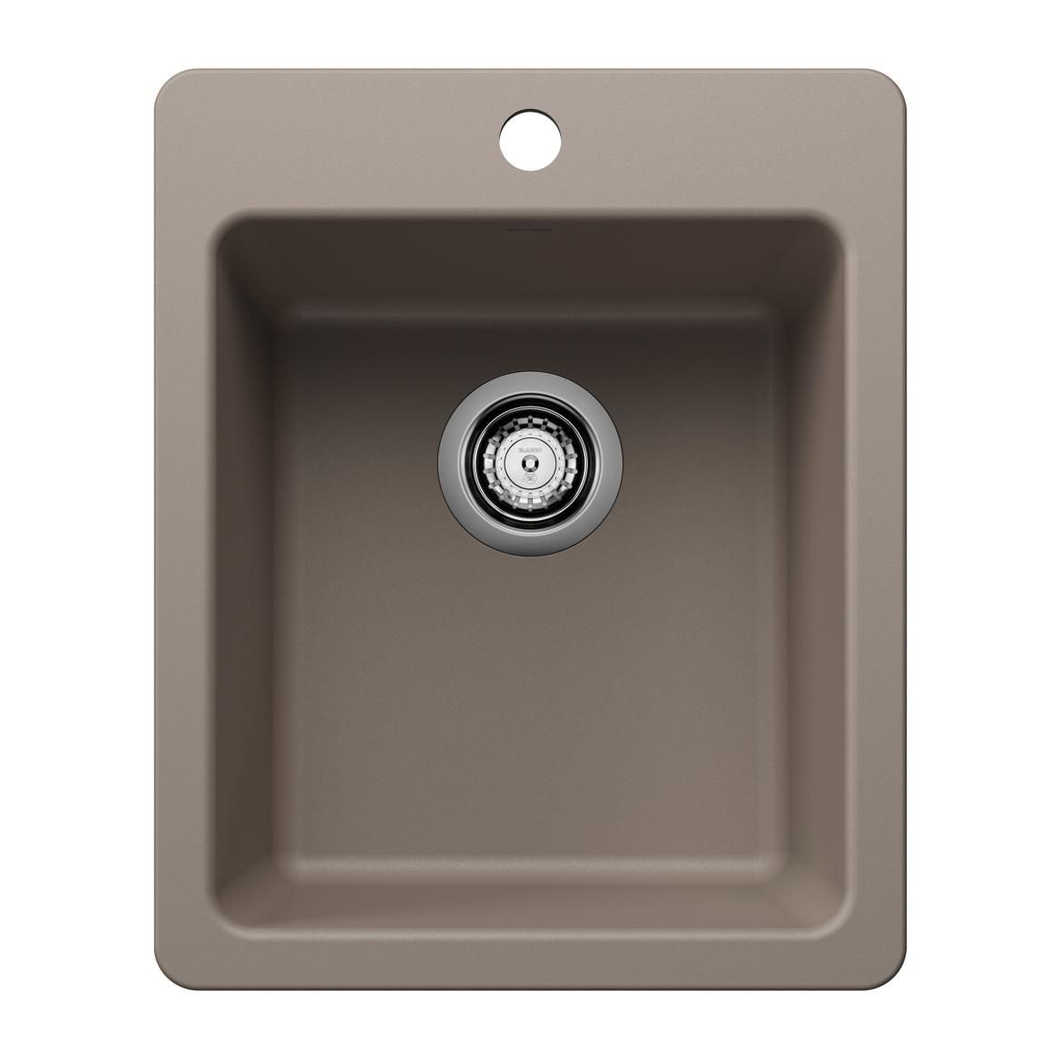 Liven SILGRANIT 17-in Dual Mount Bar Sink, Truffle Y9B4 - product image 1
