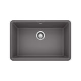 Precis SILGRANIT 27-in Single Bowl Undermount Kitchen Sink, Cinder F7K9 - product image 1